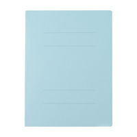 プラス フラットファイル A4タテ 樹脂製とじ具 ロイヤルブルー 青 30冊 No.021N