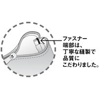 アスクル　不織布手提げ袋　ブルー　ファスナー付き大　幅440ｍｍ（開口部590ｍｍ）×高さ400ｍｍ×マチ幅155ｍｍ　1箱（100枚）  オリジナル