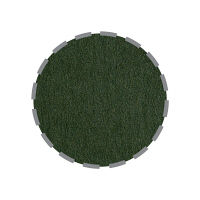 手提げ紙袋　丸紐　ベーシックカラー　深緑　SS　1セット（900枚：300枚入×3箱）　スーパーバッグ  オリジナル