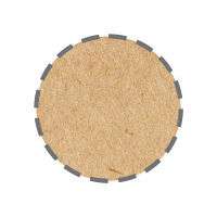 平紐手提袋茶（S-80）　茶　無地　S　1セット（1800枚：300枚入×6箱）　アスクル  オリジナル