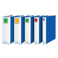 コクヨ　チューブファイル　エコツインR（間伐材使用）　A4タテ　とじ厚30mm　青　両開きパイプ式ファイル　フ-RTK630NB　1冊