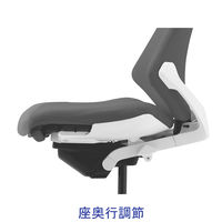 【設置込】イトーキ　エフチェア　クロスバック　ハイバック　ベースカラーホワイト　肘無し　アンバーオレンジ　KF-330GS-W9D3　1脚（直送品）