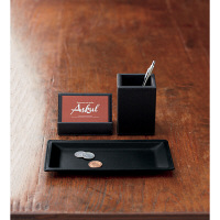 伊藤忠リーテイルリンク つり銭トレー 合成皮革 ブラック  オリジナル