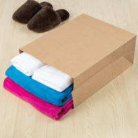 「現場のチカラ」 スーパーバッグ 宅配袋（紙製） 茶 大・マチ広サイズ 封かんシール付 1パック（100枚入）  オリジナル