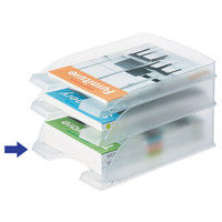 ライツ　レタートレー　ジャンボ　クリア　A4タテ　5233-00-03