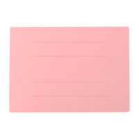 プラス　フラットファイル厚とじ500　A4ヨコ　ピンク　No.022SW（87998）　1袋(10冊入)
