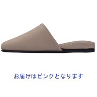 【アウトレット】布地風スリッパ マニエラSP 大きめM ピンク AK-71PI 富士工業