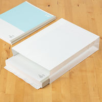 「現場のチカラ」 スーパーバッグ 宅配袋（紙製） ラミネート加工 白 特小サイズ 封かんシール付 1セット（200枚：100枚×2）  オリジナル