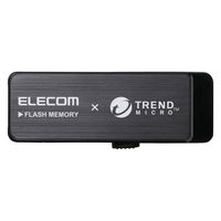 セキュリティ USBメモリ 16GB USB3.0 トレンドマイクロ 1年ライセンス MF-TRU316GBK エレコム 1個