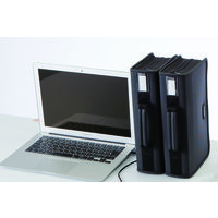 エレコム CD/DVDケース ファスナー付 96枚入 黒 CCD-SS96BK（直送品）