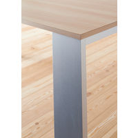 アール・エフ・ヤマカワ レセプションテーブル ナチュラル 幅1600×奥行800×高さ700mm 1台（2梱包）