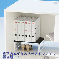 リヒトラブ 机上台 幅390mm ハイタイプ 黒 A7331-24　3台