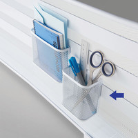 リヒトラブ(LIHIT LAB.) マグネットポケット ペンスタンド 白（ホワイト） A7390-0 5個