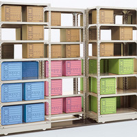 コクヨ 文書保存箱（フォルダー用） B4/A4用 グリーン 緑 40枚 書類収納 ダンボール B4A4-BX-G