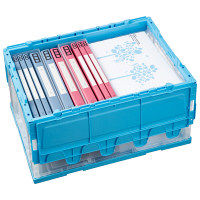 【折りたたみコンテナ】 三甲 「現場のチカラ」 サンクレットオリコンL41B 40L 1セット（5個入×2箱）  オリジナル