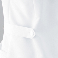 AITOZ（アイトス） ナースジャケット（パイピング） 女性用 半袖 ホワイト LL 861338-001　白衣