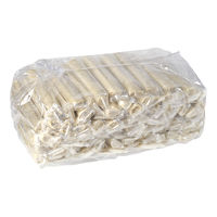 エンボス 未晒しおしぼり 丸タイプ 1袋（100本入）