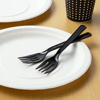 PCフォーク　ブラック　1袋（100本入）