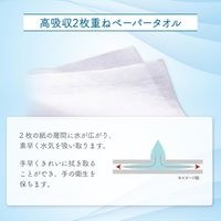 トーヨ ツインソフト（抗菌） ペーパータオル 1個（150組） （小判・ダブル）