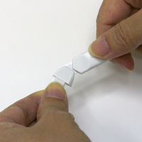 プラス カッターナイフ S CUー003 ホワイト CU-003 1セット(3本)（直送品）