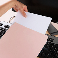 ムトウユニパック ナチュラルカラー封筒 角2（A4） ピンク 300枚（100枚×3袋）