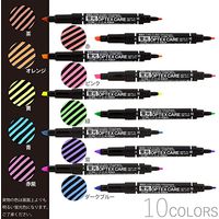 蛍光オプテックスケア 赤 WKCR1-R 蛍光ペン 10本 ゼブラ
