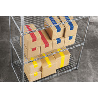 【ガムテープ】 現場のチカラ カラー布テープ 0.20mm厚 幅50mm×長さ25m 白 アスクル 1セット（90巻入）  オリジナル