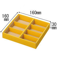 アスクル　引き出し整理ボックス　薄型　高さ30mm　アソート　小×6、中×6、大×3  オリジナル