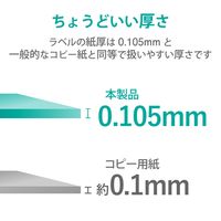 エレコム ビジネス用マット紙 インクジェット・レーザー・コピー対応 A4 薄手 片面 100枚入 EJK-MHA4100 1個