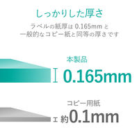 エレコム スーパーファイン紙 クラフト用 標準 片面 A4 100枚 EJK-SHCA4100 1個