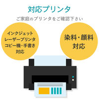 エレコム ラベルシール 表示・宛名ラベル ノーカット マルチプリント紙  EDT-FKM 1個（直送品）