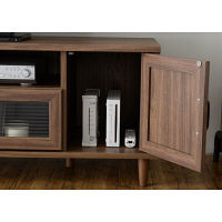 佐藤産業 Cerise POWRY（ポーリー） テレビ台 ローボード ブラウン 幅1200×奥行398×高さ462mm PW46-120L_BR 1台（直送品）