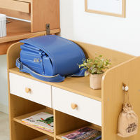 NORM ランドセルラック NA×WH ナチュラル 幅730×奥行290×高さ820mm 97606 1台 不二貿易（直送品）