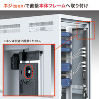 サンワサプライサーバーラック用コンセント 19インチ用 3P式/29個口/3m/100V・20A/ブレーカー付/スリムタイプ TAP-SVSL209B（直送品）