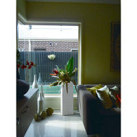 タカショー ロングポット トリル ホワイト COP-03W 1台（直送品）