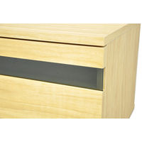 エイ・アイ・エス ブラックガラスAVボード120 ナチュラル 幅1200×奥行395×高さ360mm AV-BKG120 NA 1台（直送品）