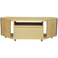 エイ・アイ・エス コーナーAVボード120 ナチュラル＆ブラック 幅1200×奥行395×高さ440mm AV-CORN120 NA 1台（直送品）