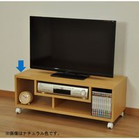 エイ・アイ・エス キャスター付きフリーラックL ホワイト 幅850×奥行350×高さ328mm CFR-3L WH 1台（直送品）