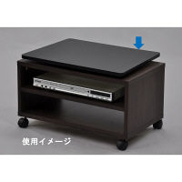エイ・アイ・エス TV回転台 大 ブラック 幅650×奥行400mm TVR-650 BK 1台（直送品）