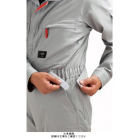 ヤマタカ ツナギ服 シルバーグレー M 8300ー7ーM 1枚（直送品）