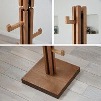 B.Bファニシング FOREST（フォレスト） ハンガーラック ブラウン FOHR-340BR 1台（直送品）