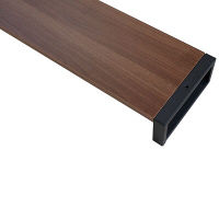 キングジム 木製デスクボード ロング・ロータイプ 幅600mm WD600Lチヤ 1台（取寄品）