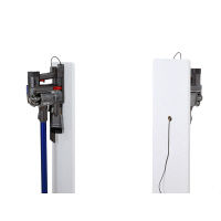 ファミリー・ライフ クリーナースタンド ホワイト 幅270×奥行290×高さ1310mm 1台（直送品）