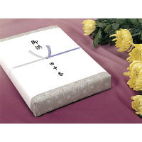 ササガワ OA対応のし紙(熨斗紙) A4判 蓮柄なし 京 2-616 1セット(1冊(100枚)×5)