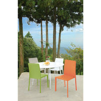 【軒先渡し】関家具 TOCOM BRIGHT ブライト スタッキングチェア ベージュ PVC TDC-9766 1セット（2脚入）（直送品）