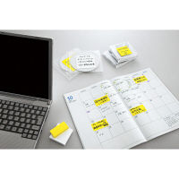 コクヨ（KOKUYO） ドットライナーラベルメモ ふせん 50×12.5 黄 メ-L1006-Y 1セット（8000枚：400枚入×20パック）（直送品）