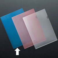 コクヨ（KOKUYO） クリヤーホルダー（ストロングタイプ） A4 青 フ-TS750B 1セット（50枚）（直送品）