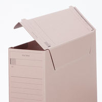 コクヨ　ファイルボックス-FS　＜Fタイプ＞　フタ付き　B4ヨコ　背幅102mm　ピンク　B4-LFFN-P　1セット（10冊）