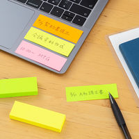 コクヨ タックメモ 蛍光色 付箋 75×25mm メ-1303N-G 1セット（20冊：2冊入×10パック）