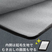 パソコンケース PCバッグ ハンドル付きインナーバッグ（カジュアル） BM-IBCH15GY エレコム 1個（直送品）